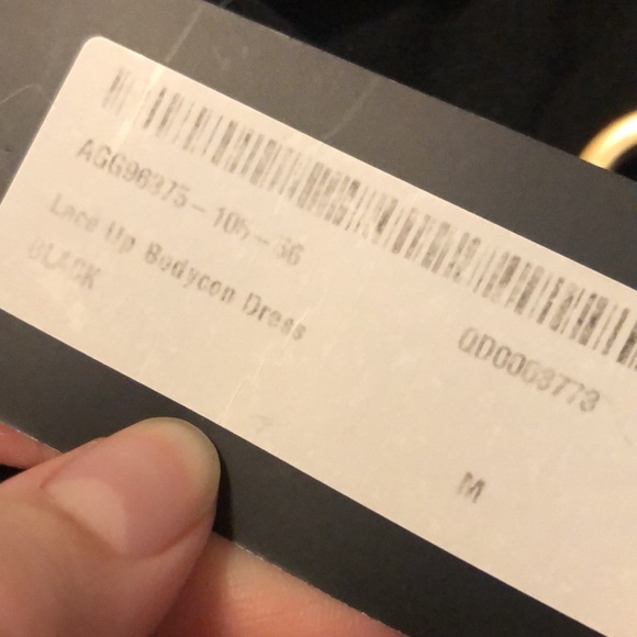 Lace Up Bodycon Dress - Picture 4 of 5